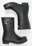 Резиновые сапоги ORIGINAL SHORT Hunter, черный - фото 6