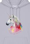 Толстовка с капюшоном FLASH THE UNICORN watapparel, фиолетовый - фото 4