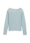 Джемпер TOM TAILOR DENIM SOFT BOAT NECK, Silver Cloud Blue Melange/Light Blue - фото 5