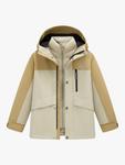 Детская 3-в-1 утепленная куртка с капюшоном для любой погоды Bosideng, Hazelnut - фото 3