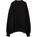 Свитшот с принтом Smiley Face Maison Mihara Yasuhiro, черный - фото 2