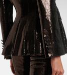 Блейзер с пайетками Nina Ricci, Choco Brown - фото 5