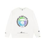 Свитшот мужской Aape, белый - фото