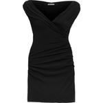 Мини-платье Rita с защипами Jacquemus, черный - фото