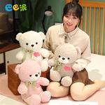 Плюшевый мишка с сердечком Barbne, серый - фото 8