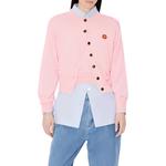 Трикотажная женская футболка розовая KENZO - фото 4