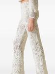 Брюки TWINSET с кружевными вставками, белый - фото 3