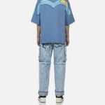 Джинсы мужские деним синие Evisu, синий - фото 6