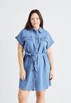Платье Vero Moda Curve VMCNOTUS DRESS, Medium Blue/Blue Denim - фото