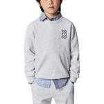 MLB Свитшот Basic Boston Red Sox SS24 Light Gray детский - фото 5