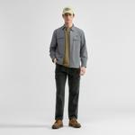 Мужская рубашка CAT, серый хаки - фото 8