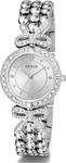 GUESS Silver-Tone аналоговые часы - фото 2