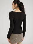 Лонгслив Gina Tricot, черный - фото 4