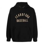 Толстовка Fear of God Baseball Black, черный - фото