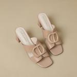 Шлепанцы женские Zhr, цвет Nude - фото 19