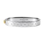 Браслет Nanogram Cuff Monogram S LOUIS VUITTON, серебряный - фото 3