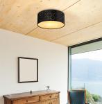 Потолочный светильник Globo, 26x10 см, опал/черный - фото 2