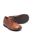 Pèpè туфли дерби из зернистой кожи, коричневый - фото 2