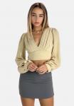 Блуза Elara Blouse, Beige - фото