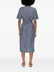 Платье миди с двумя карманами Maison Kitsuné, синий - фото 4