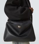 Кожаная сумка-почтальон Rodeo Balenciaga, черный - фото 3