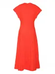Поплиновое платье с V-образным вырезом Clips, красный - фото 2