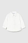 Хлопковая рубашка для малышей Mayoral, белый - фото