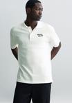 Поло Maison Kitsuné HANDWRITING COMFORT, White/Black/White - фото