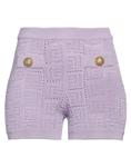 Шорты и бермуды Balmain, сиреневый - фото