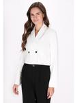 Блейзер faina, белый - фото 3