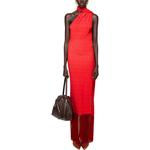 Платье с бахромой Acne Studios, красный - фото 4