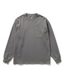 Рубашка Snow Peak Garment Dyed L/ST, цвет Charcoal - фото