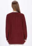 Кардиган DreiMaster Cardigan, Wine Red Navy Offwhite/Dark Red - фото 3