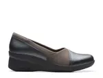 Туфли Clarks Suttyn Walk Wedge Slip-On, темное олово - фото 3