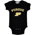 Черное боди Infant Purdue Boilermakers Arch & Logo Unbranded - фото