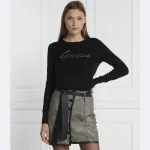 Блузка стандартного кроя Guess, черный - фото 2