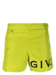 Плавки-шорты с логотипом Givenchy, зеленый - фото