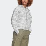 Куртка женская серая Adidas - фото 5