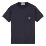 Футболка plain logo t-shirt 'black' Stone Island, черный - фото
