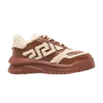 Кроссовки Versace Odissea Sneaker 'Shearling - Brown', коричневый - фото