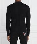 Свитер Regular fit Emporio Armani, черный - фото 4