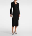 Платье-халат Мелат Velvet, черный - фото 2