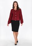 Кардиган usha Cardigan, Burgundy/Red - фото 2