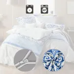 Постельное белье , синее, 1x 155x220 см + 1x 80x80 см Erwin Müller - фото 6