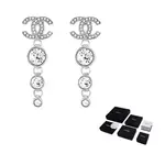 Серьги женские CHANEL - фото