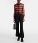 Прямые брюки со средней посадкой Prada, Nero - фото 2