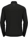 Футболка Midlayer Essential 1/2 Zip черного цвета Odlo - фото 2