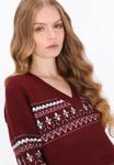 Джемпер DreiMaster Jumper, Burgundy/Red - фото 4