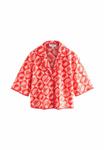 Блуза Next Button-down blouse, Red/Pink/Red - фото