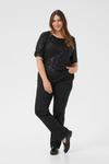 Блуза KAFFE CURVE Laila, черный - фото 3
